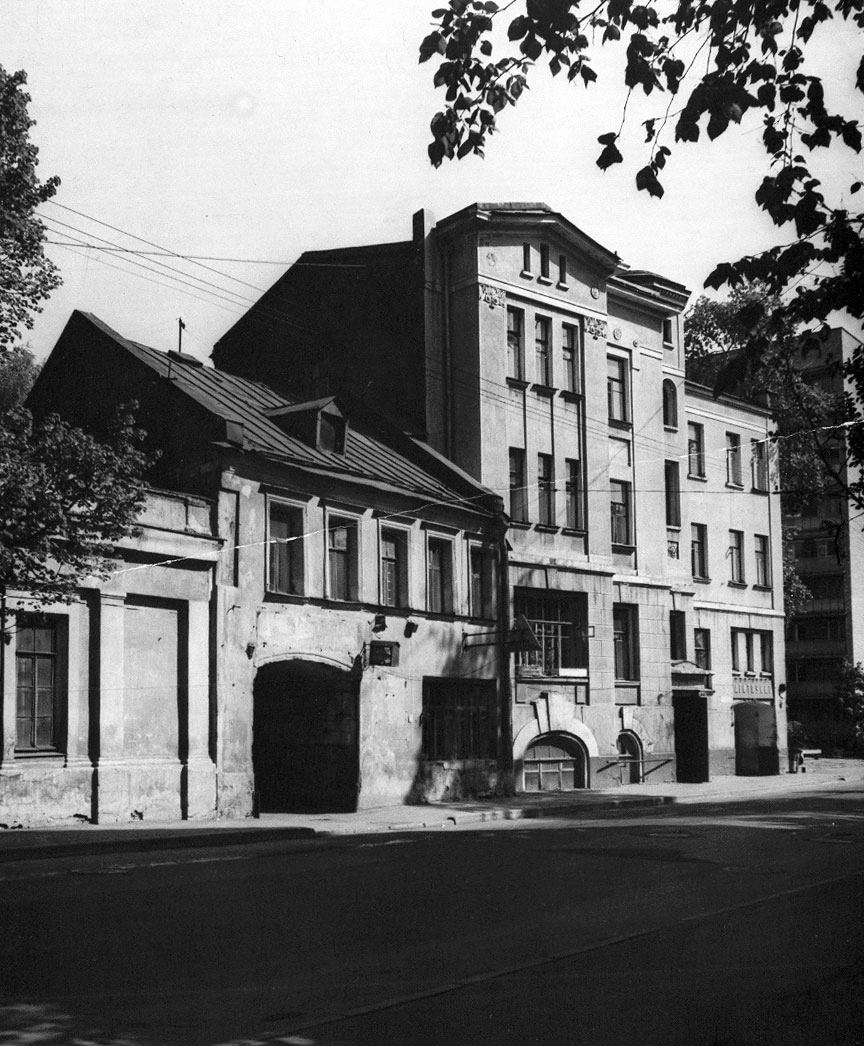 Дома 21 и 23 по Гороховскому переулку. Фото 1960-х гг.